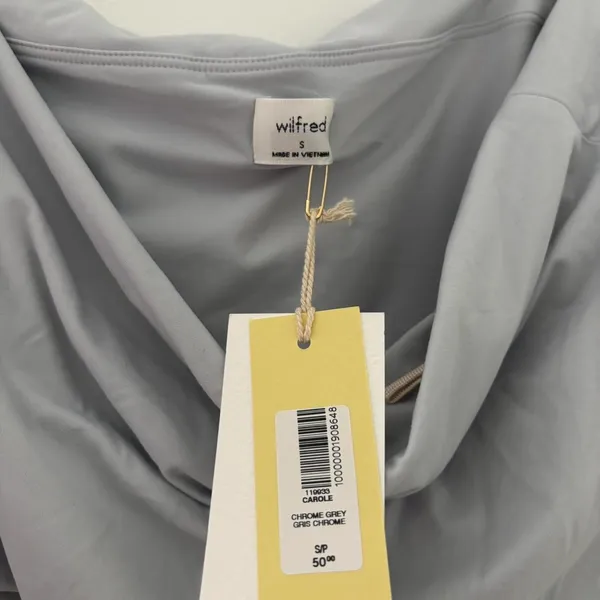 grey aritzia off the shoulder top  - Image 3