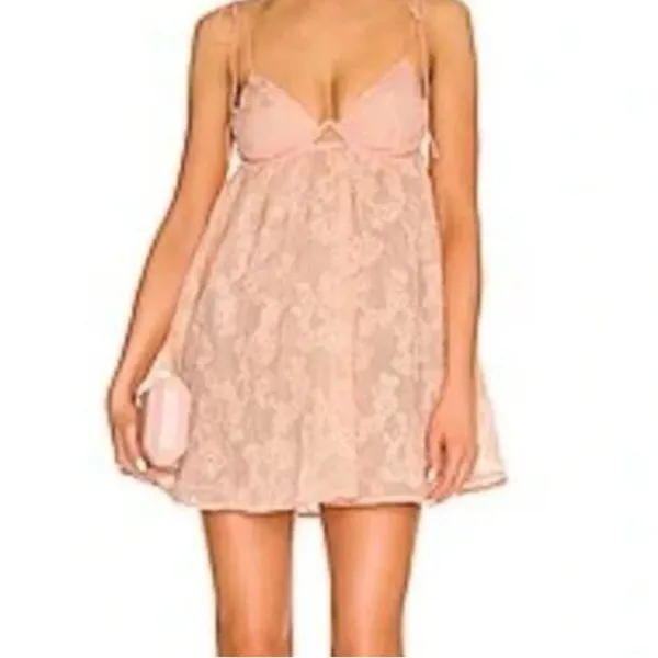 For Love & Lemons x Free People NWT Frances Mini Dress M ($310) - Image 2