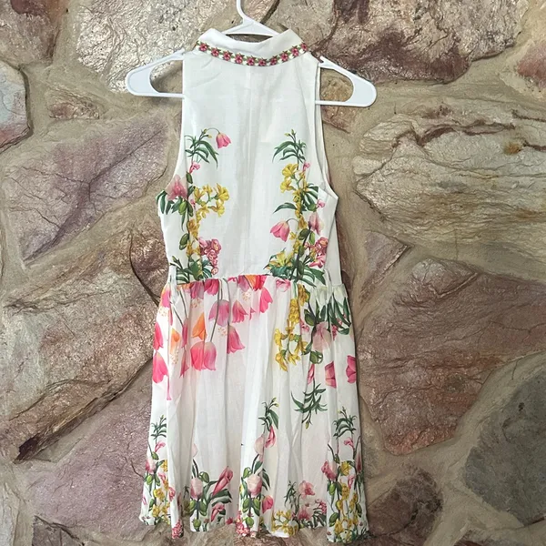 Commense Floral Print Belted Mini Dress size XS - Image 7