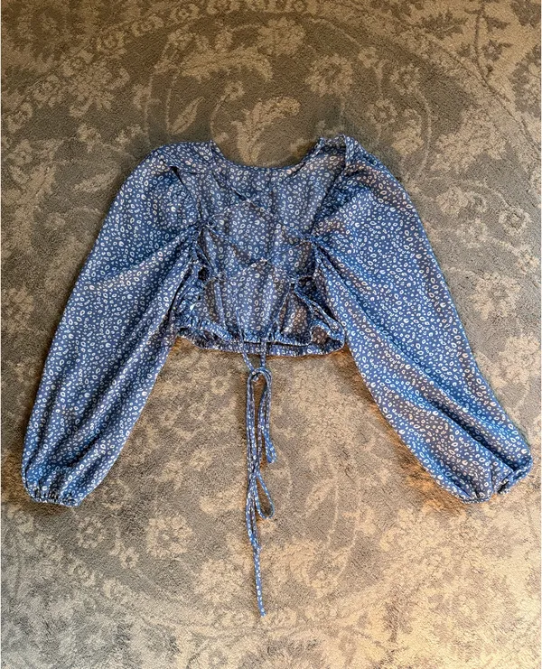 Streetwear Society Long Sleeve Crop Top - Image 2