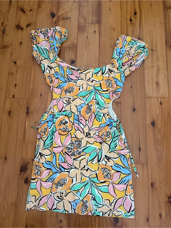 ASTR the Label mini talula tropical papaya dress medium - Image 5
