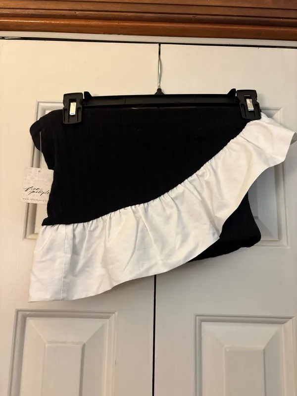 Free People Black and White Jagger Tube Top - Image 5