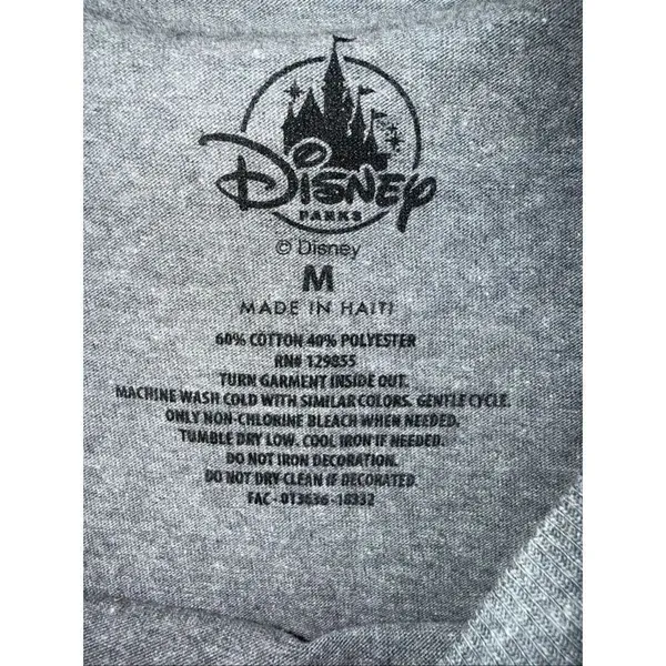 Disney Parks “Celebrate Mickey” Grey Short Sleeve T-Shirt Medium women’s #763 - Image 3