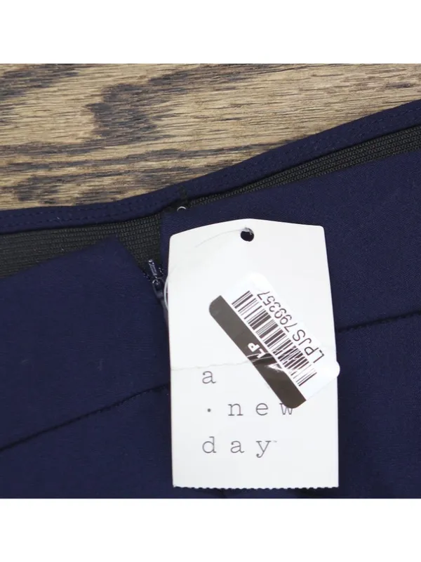 A New Day Womens High-Rise Skinny Ankle Pull-on Pants 93011555 Navy Blue 12 - Image 5