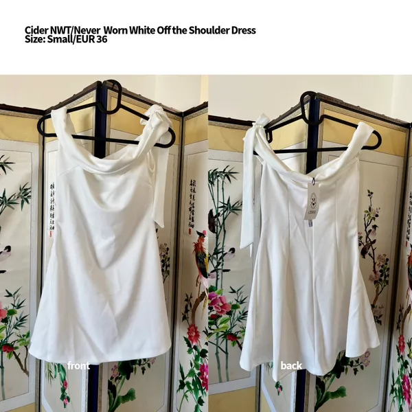 Cider White Mini Dress - Image 2