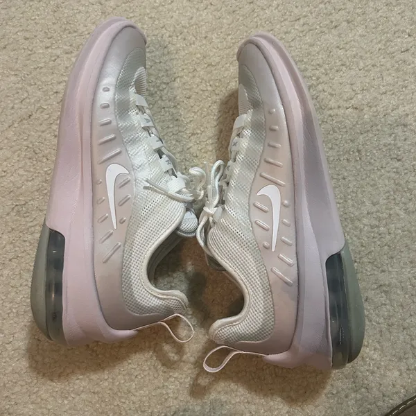 Nike Pink and White Sneakers - Image 4