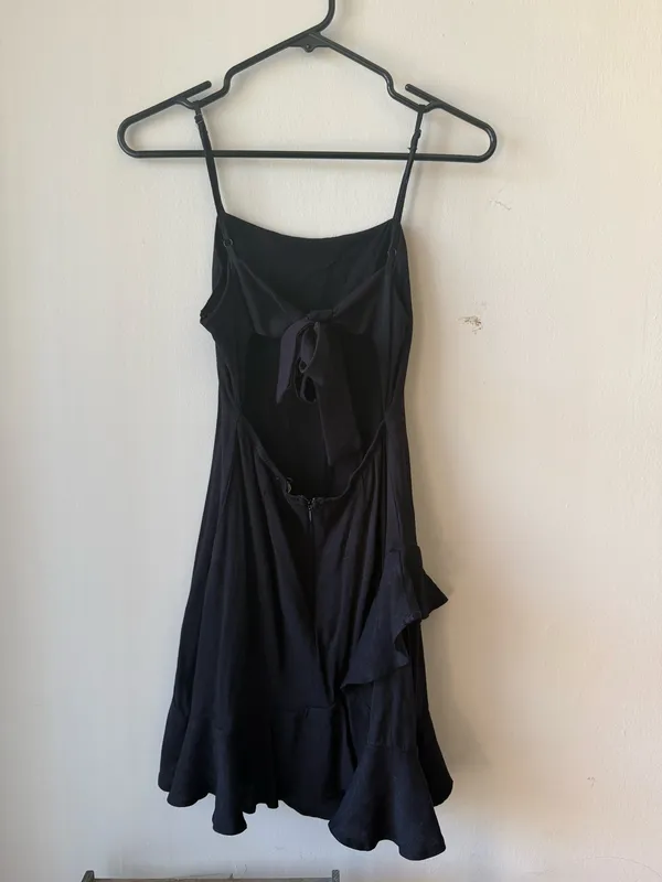 Francesca's Dress Black Ruffle - Image 2
