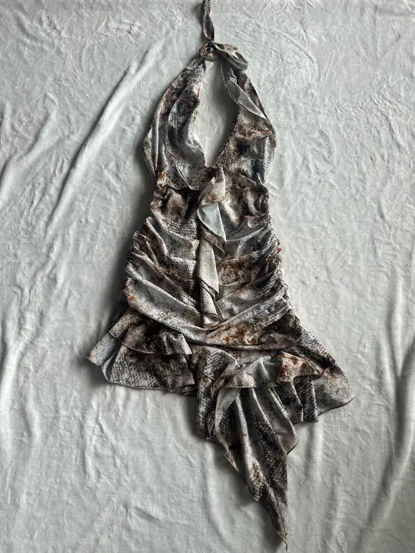 Outcast Clothing Annika Mini Dress Kalahari - Image 4