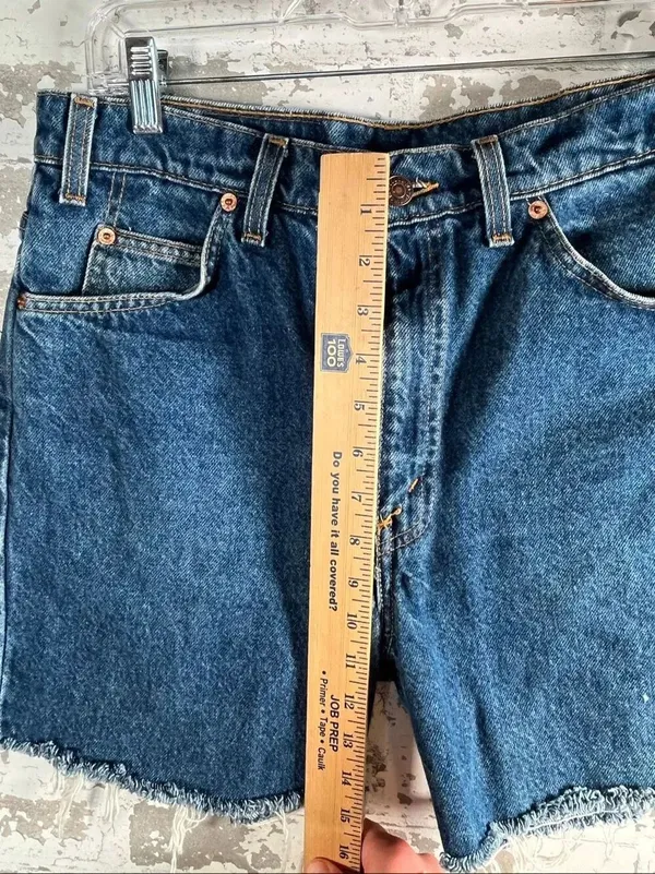 Levi’s | women vintage Orange tag denim cut off shorts - Image 6