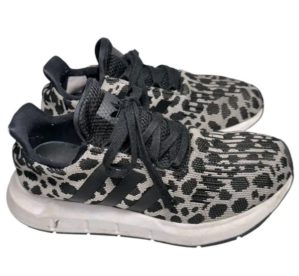Adidas Women’s Size 7 Leopard Animal Print Swift Running Shoes Sneakers - Image 7
