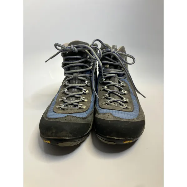 Asolo Mesita Waterproof Hiking Boots Womens 7.5 Blue Grey Good Vibram Sole Suede - Image 2