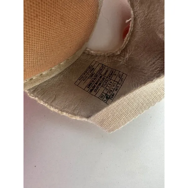UGG Australia Raffia Wedge Sandals‎ Espadrille Peep Toe Ankle Tie Beige Size 6 - Image 8