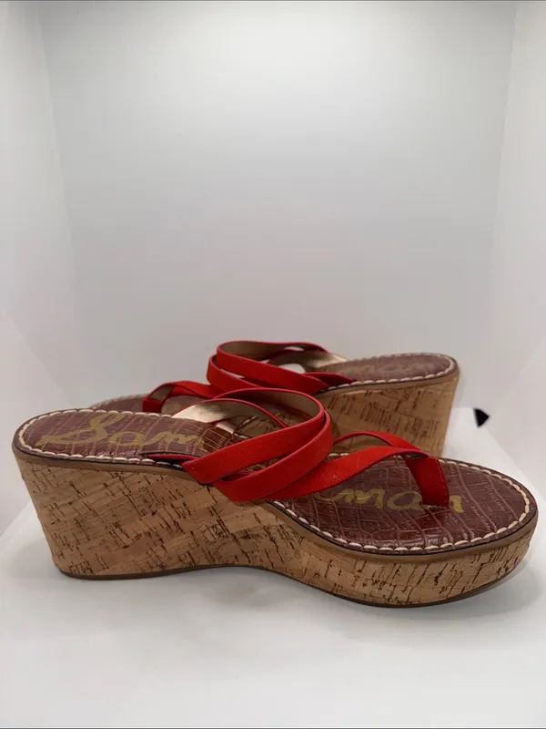 SAM EDELMAN Rasha Platform Wedge Sandals Women’s 7.5 - Image 7