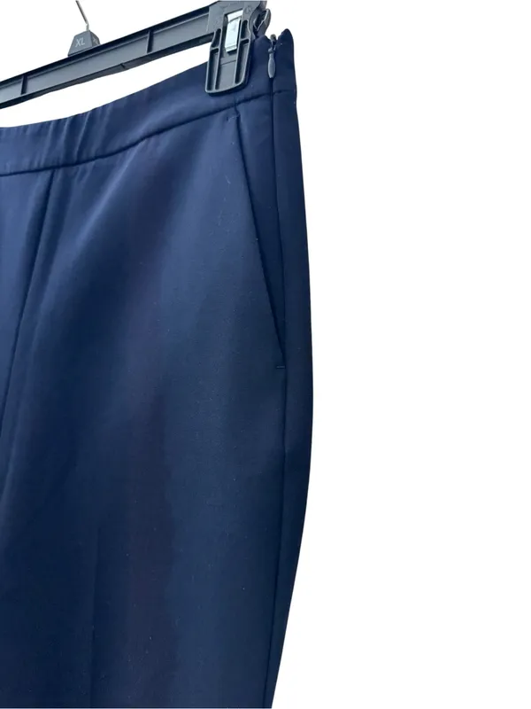 ZARA Navy Straight-Leg Trousers - Image 3