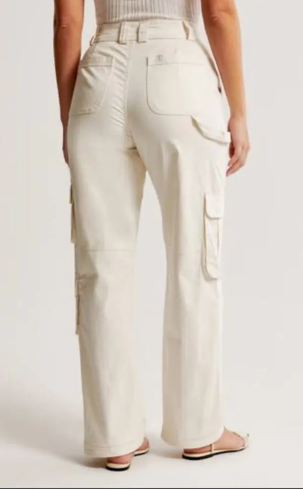 Abercrombie Relaxed Curve Love Cargo Pants - Image 2