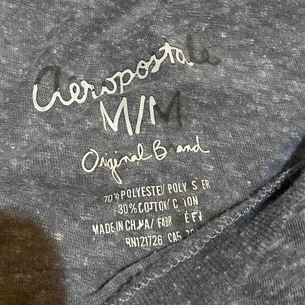 Aeropostale gray glittery shirt  - Image 2
