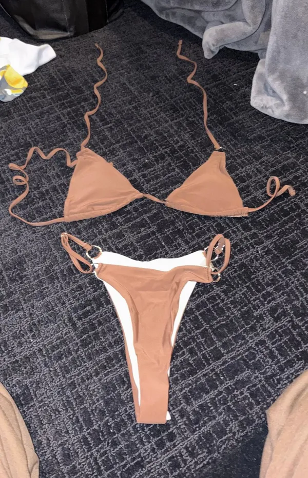 Shein Brown Bikini Set - Image 2