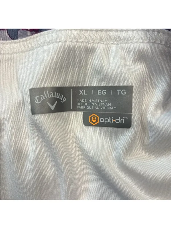 Callaway White Navy & Purple Splatter A-Line Golf Skort - Image 2