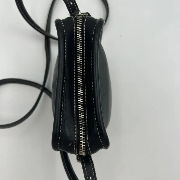 Vintage Coach Bellini Zip Bag Black Leather Purse - Image 5
