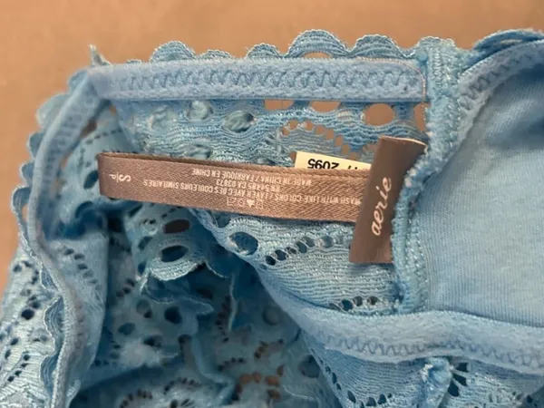Aerie Lace Halterneck Bralette | Blue - Image 4