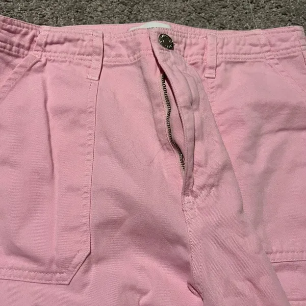 Zara bubblegum pink cargo jeans‎ 6 - Image 7