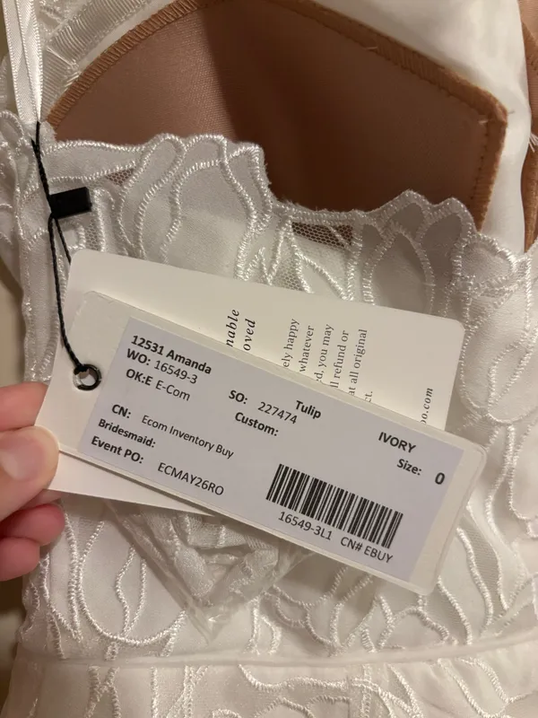Jenny Yoo Amanda Dress in Ivory - Image 6