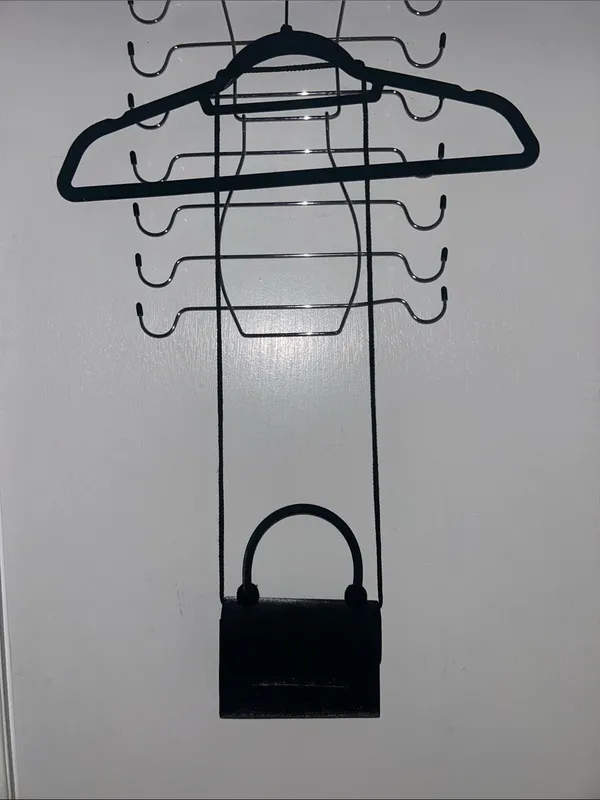 Amazon Formal Minimal Black Mini Crossbody Party Bag New - Image 3