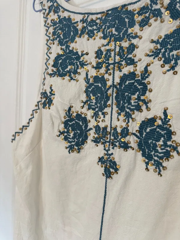Free People Embroidered Dress - Image 2