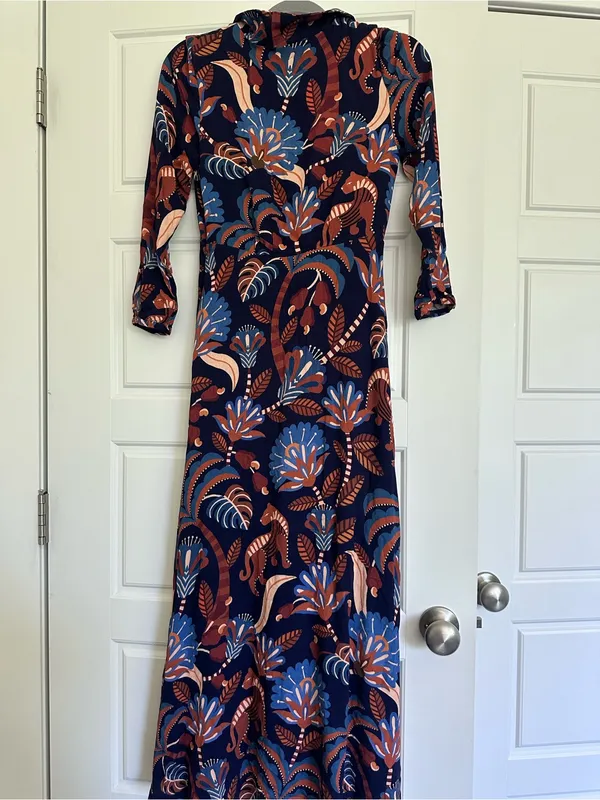 FARM RIO ABlue Nature Beauty Maxi Dress - Image 3