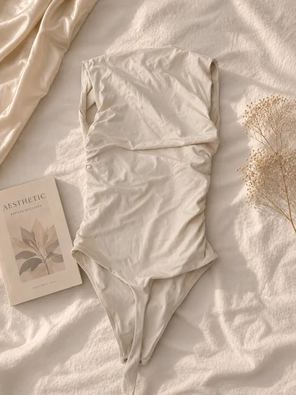Aritzia Contour Babaton Bodysuit Light Birch - Image 2