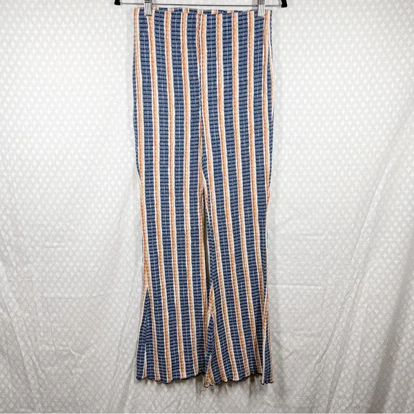 Free People Fine Line Slim Flared Knit High Rise‎ Pants - Image 2