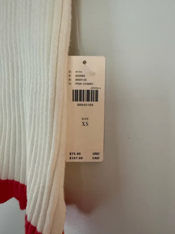 Maeve Crop Scallop Sweater Tank - Image 2