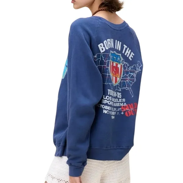 DAYDREAMER Bruce Springsteen Born In The USA Vintage Sweatshirt Size S New w Tag - Image 4