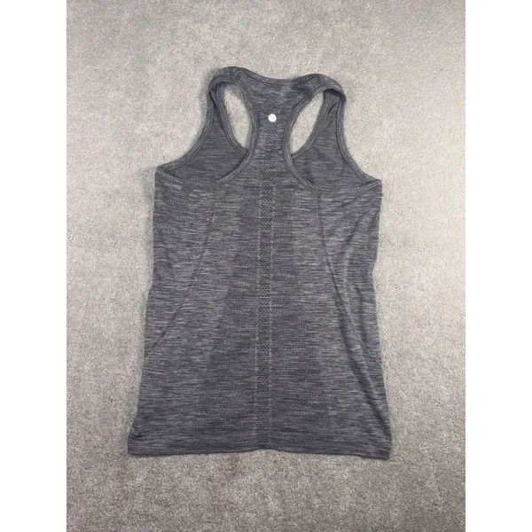 Lululemon Swiftly Tech Tank Top Womens 6 Gray Swift Stride Crush Distance Run - Image 5