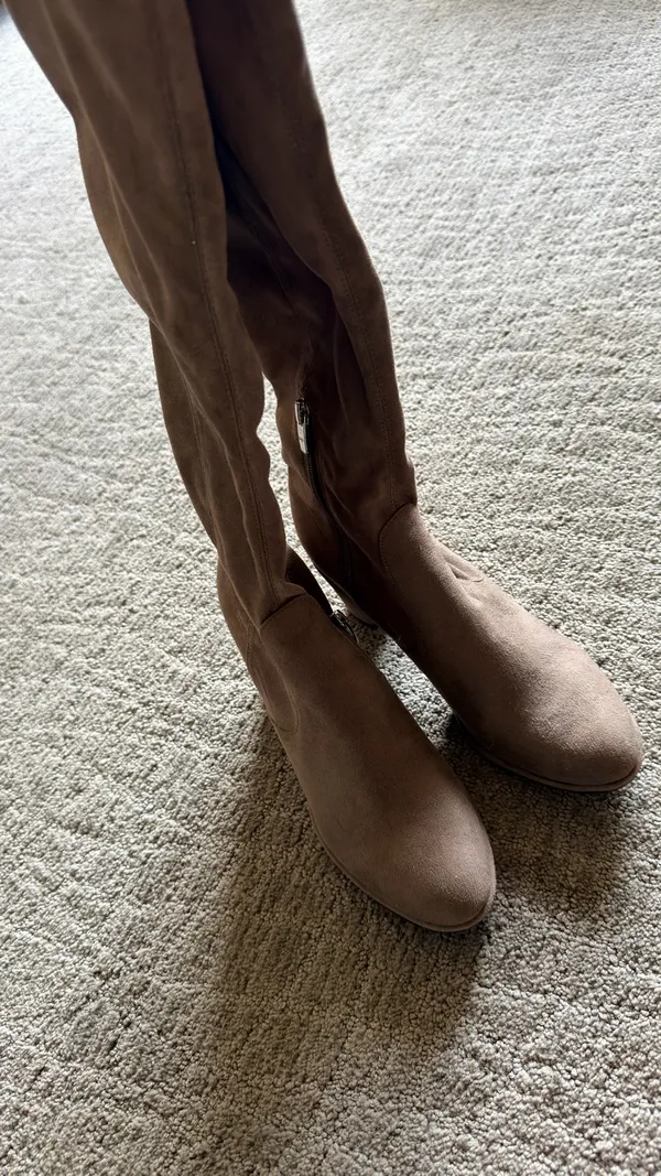Marc Fisher Taupe Over-The-Knee Boots - Image 4