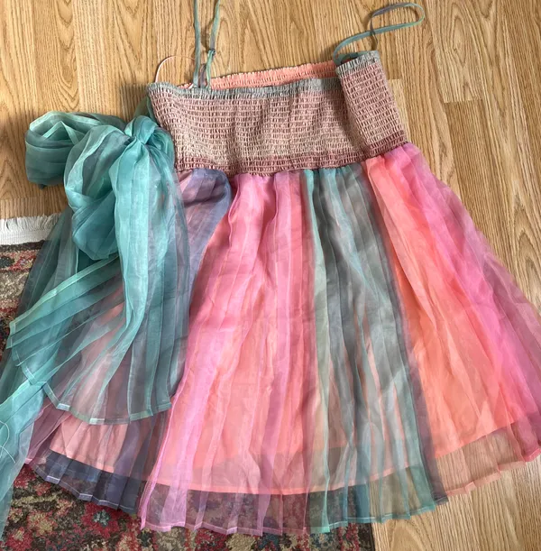 Free People NWOT In Rainbows Dress - Image 4