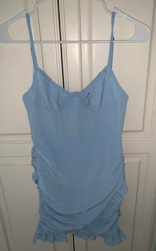 Princess Polly Blue Dress - Image 3