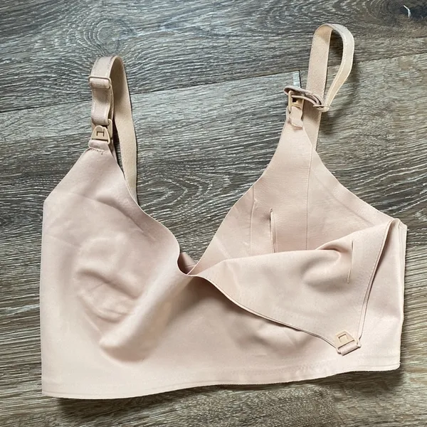 HOFISH Nursing Bra Breastfeeding, Wireless V Neck Maternity Women Pregnancy - Image 5