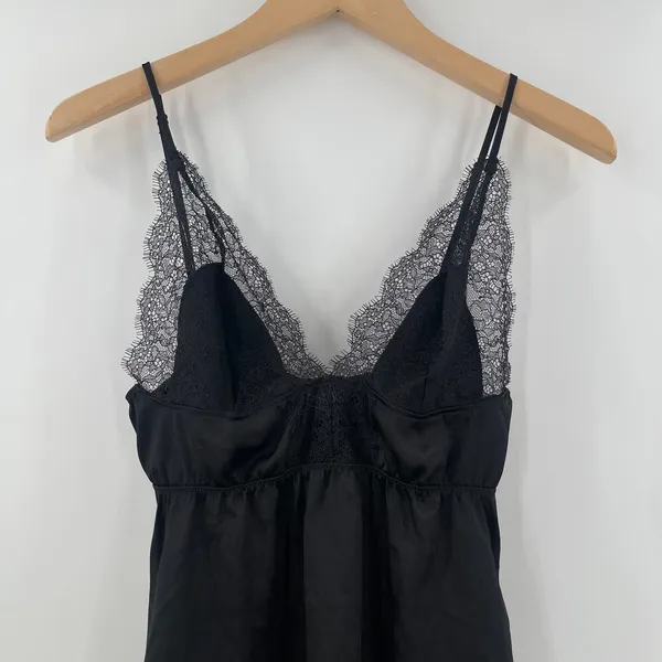 VICTORIA'S SECRET Lingerie Teddy Size Small Black Lace Sexy Lips Intimates - Image 7