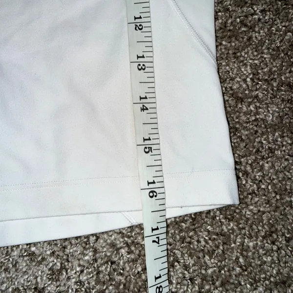 Lululemon Align Long Sleeve Shirt‎ Womens 6 White Good V-Neck Cropped Nulu - Image 6