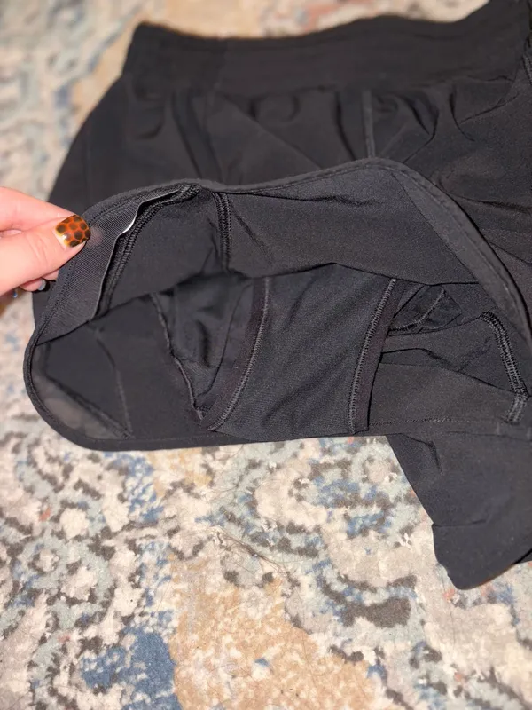 Black Hottie Hot Lululemon Shorts 4in - Image 5