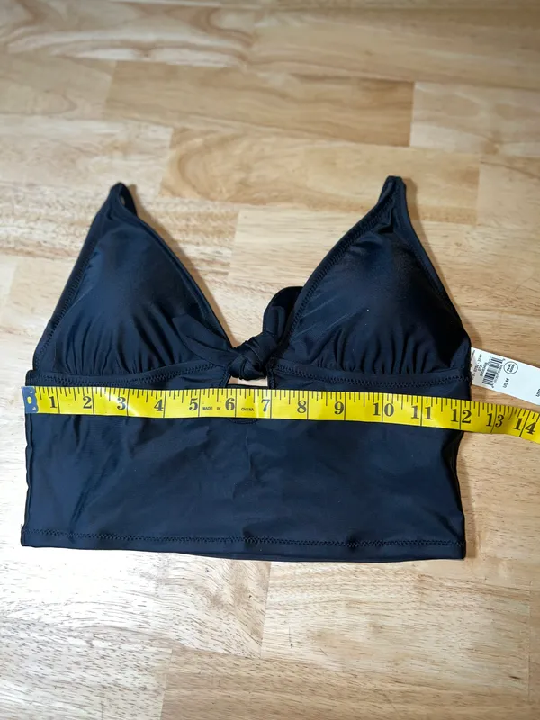 Aerie Medium Black Crop Bikini Top BNWTS $34.95 - Image 6