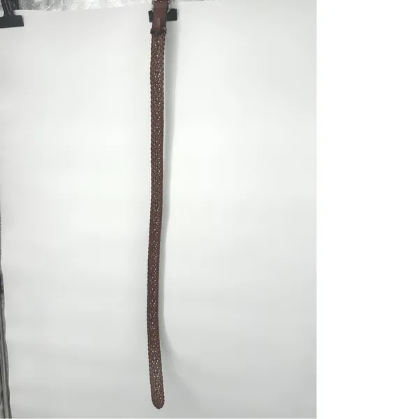 Rolfs Braided Belt Womens‎ Large Brown Faux Leather Woven Boho Classic Casual - Image 9