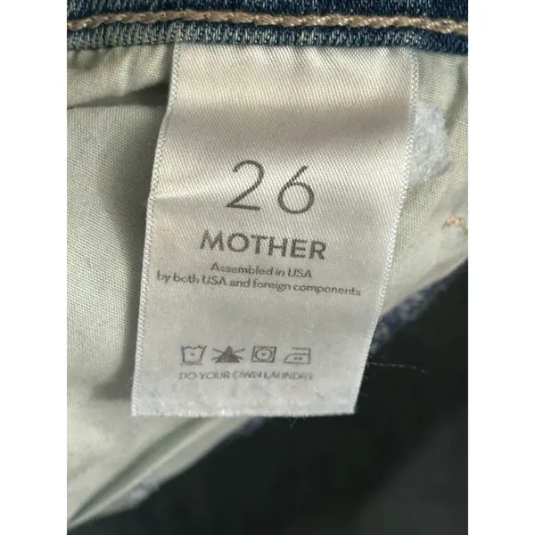 Mother Jeans Women's 26 Blue Denim The Hustler Ankle Scenic Route Wash - Image 5