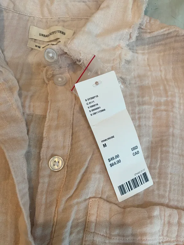 Urban Outfitters Linen button up - Image 2