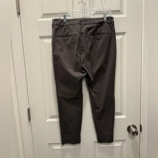 Old Navy Pixie High Rise Ankle Dark Heath Gray Pants Size 12. - Image 4