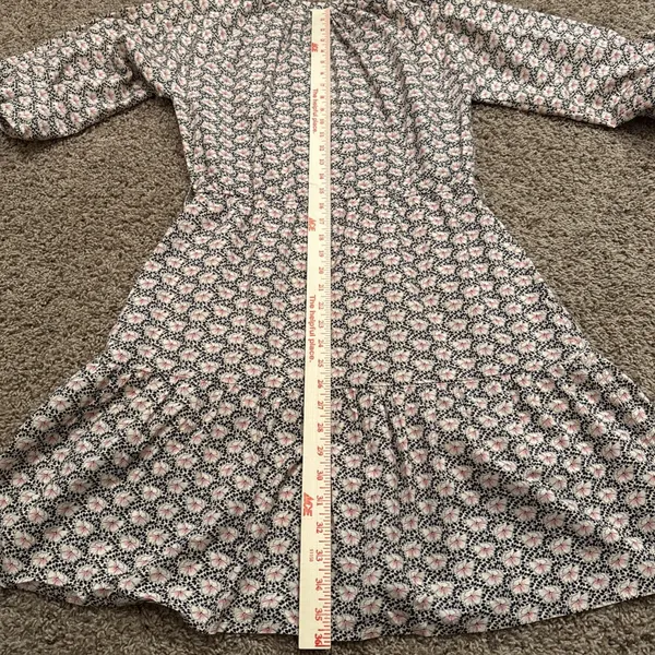 Anthropology Bishop + Young Lana Bubble Dress Floral Size Large - Image 8