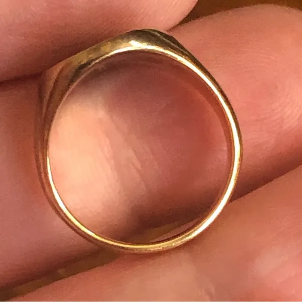 Rare vintage designer Avon Victorian lady 18k sterling silver ring - Image 8