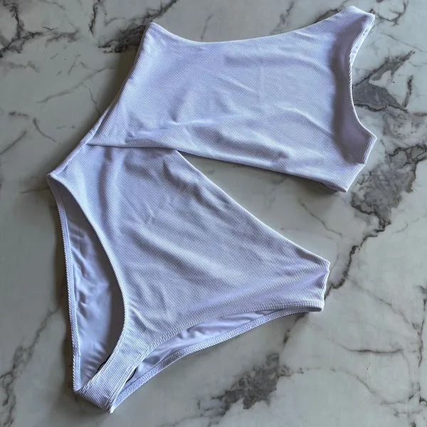 Beach Riot Celine One Piece White Large - Image 6