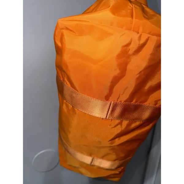 BRIC'S $210 Large‎ X Travel Deluxe Weekender Duffle Bag Orange Nylon Leather 22" - Image 14